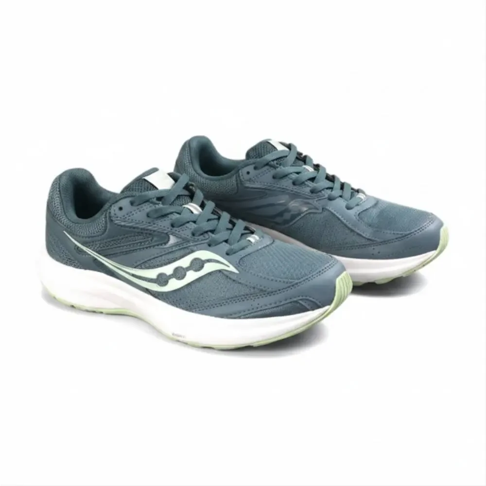 SAUCONY Cohesion 17 Running Shoe Sneakers W 9.5 Blue Jade Mesh Everyday Athletic